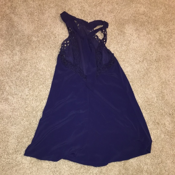 Size XS Blue Flowy Dress - Picture 2 of 3